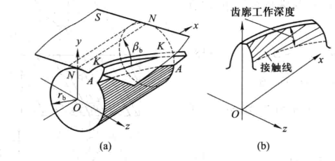 斜齿轮形成